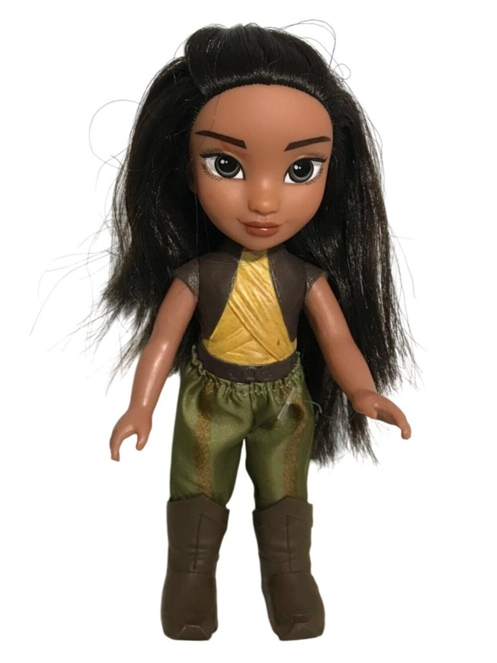 Disney Raya Doll 6.5 Inch Figure With Long Black Hair & Detailed Outfit